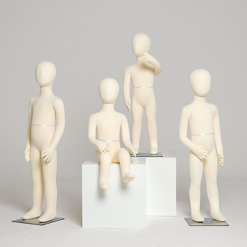 Children's Fashion Model Doll Soft Body Clothing Display Stand Kids' Clothes Store Event Life-Size Female Full Body Mannequin Harga  218 Ringgit*Penghantaran Percuma