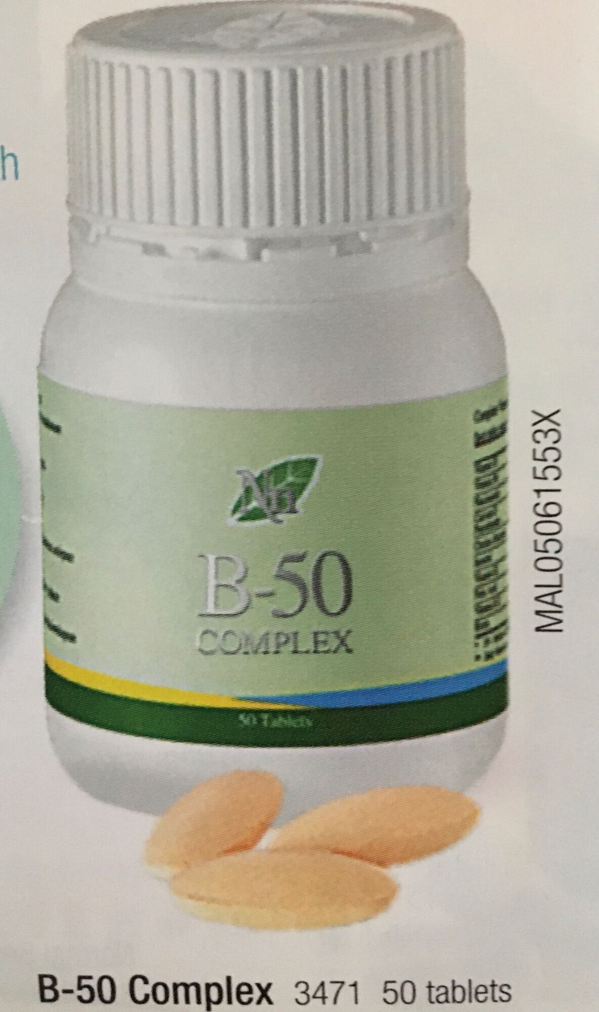 Vitamin B Complex 50 tabs ( Energy , Body Numb , Focus ) Lazada