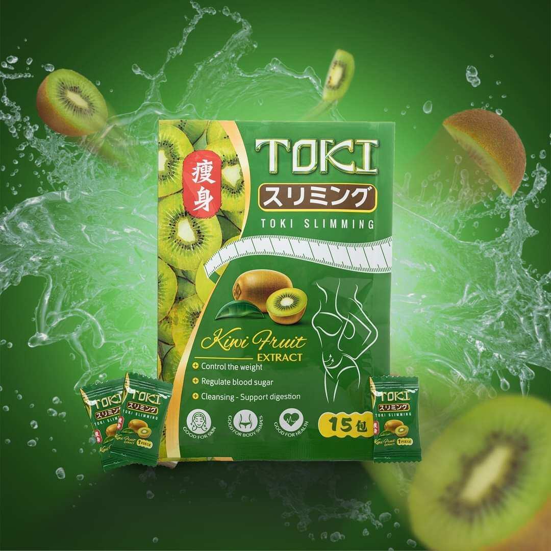 Toki Slimming Kiwi Fruit Extract 15包 1袋 TOKI SLIMMING CANDY [15 pieces x 10 packs] Diet food Kiwi