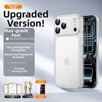 Ambrosi | Ultra-thin Matte Transparent iPhone 17 Pro Max Case Lens Protection Soft All-around Shockproof
