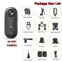 Ekleva 4K Camera hành động mini HD 1080P Wifi Không Dây Cơ Thể Núi POV Chủ Bodycam Vlogging Mũ bảo hiểm xe máy Thể Thao máy quay video