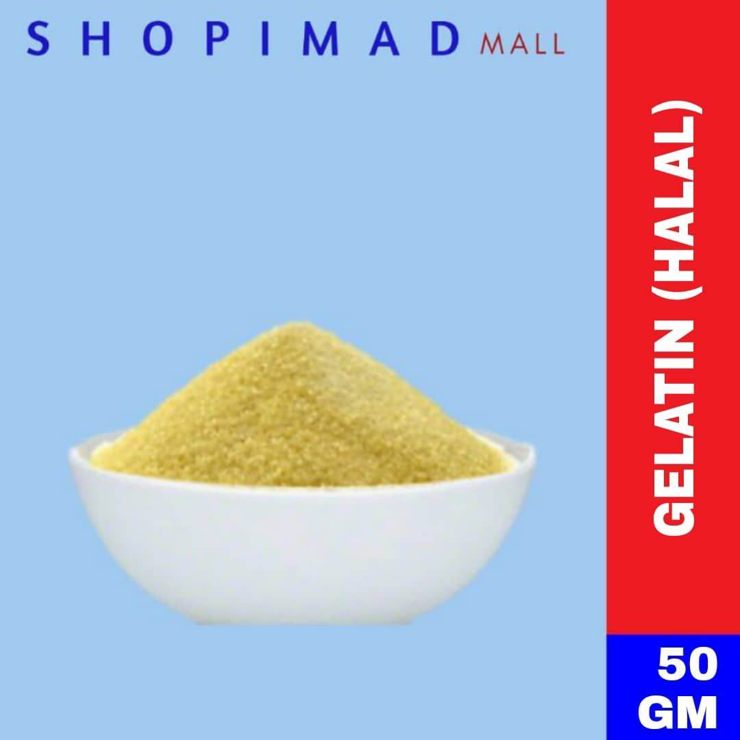 [50Gram] GELATINE POWDER HALAL SERBUK GELATIN HALAL Lazada