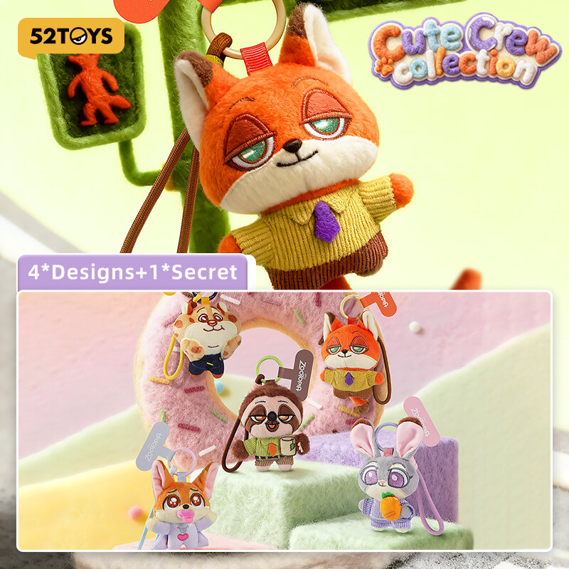 ズートピア52TOYS Zootopia Cute Crew ケータイストラップ Available
