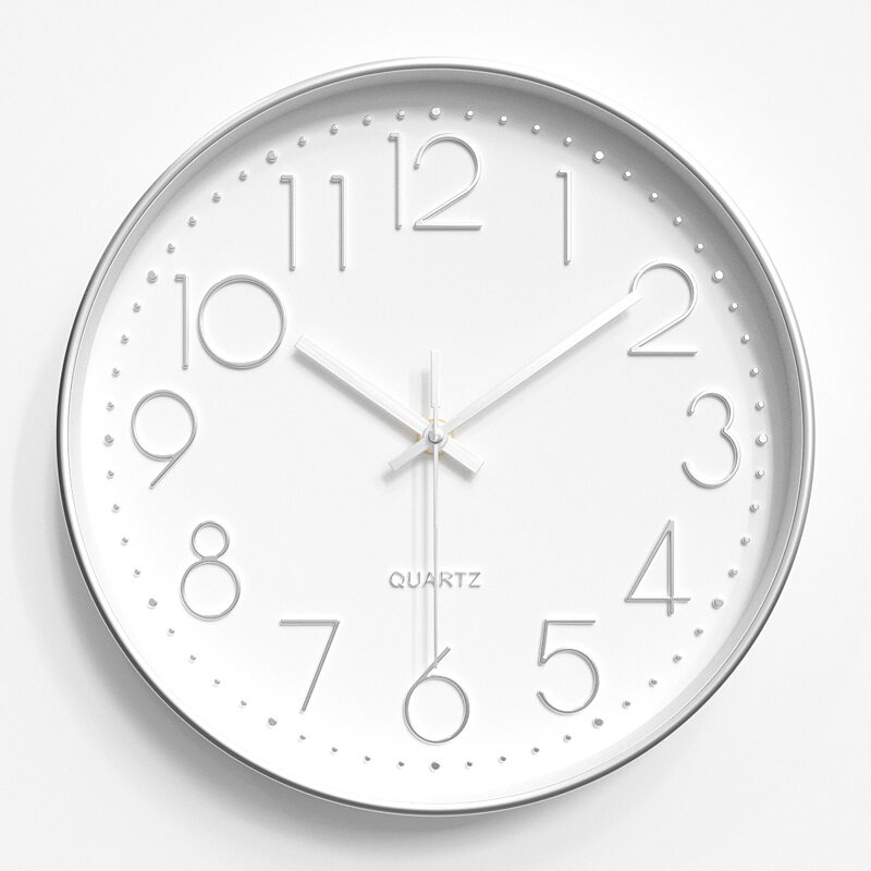ZETAO | Silent Quartz Wall Clock Simple Style