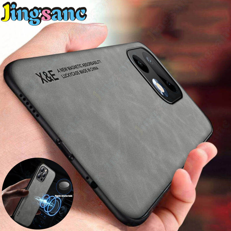 Jingsanc For Realme 16 Pro 5G Phone Case Luxury Sheepskin Leather With Attraction Inside Light and Thin Casing All-inclusive lens Shockproof Back Cover A28-1