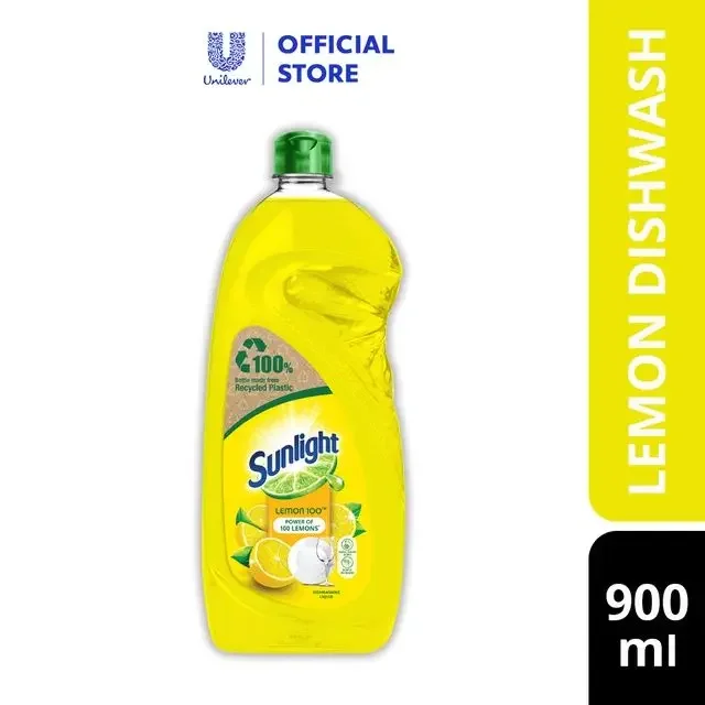 Sunlight Dishwash Liquid Lemon 900ml READY STOCK