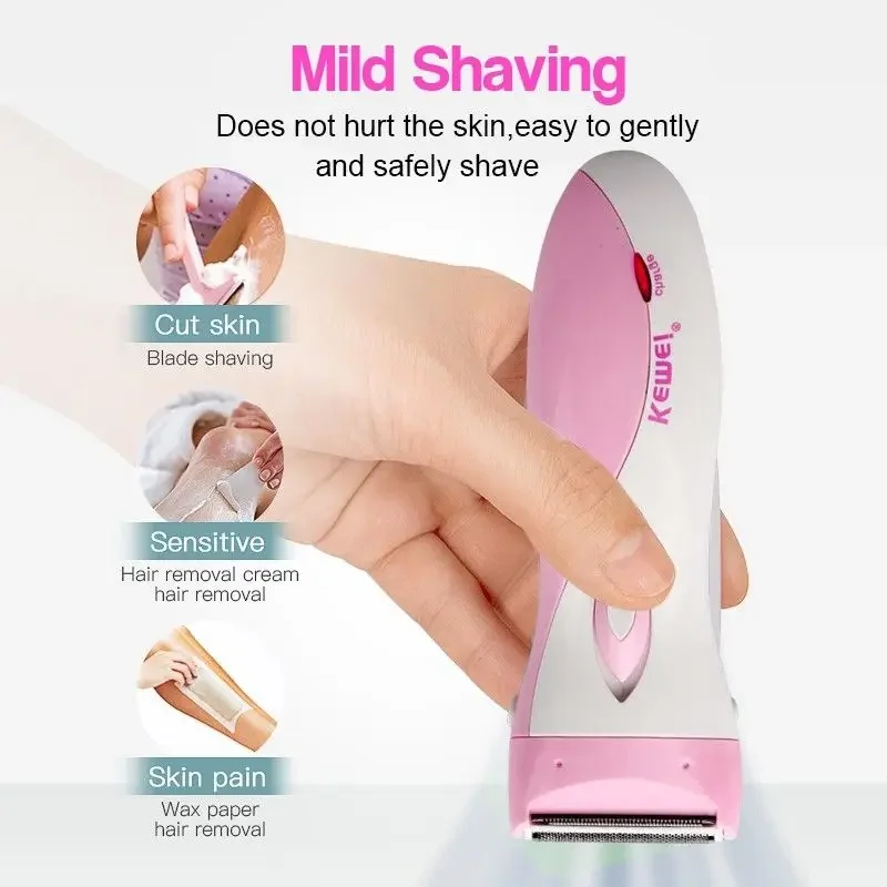 Women's Shaver Epilator Electric Rechargeable Lady Shaving Trimmer Hair (1)