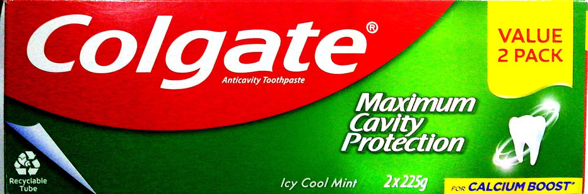 Colgate Anticavity Toothpaste Maximum Cavity protection For Calcium ...
