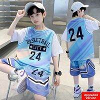 BOBOELEPHANT | New Trendy Boys Summer Basketball Set Quick Drying