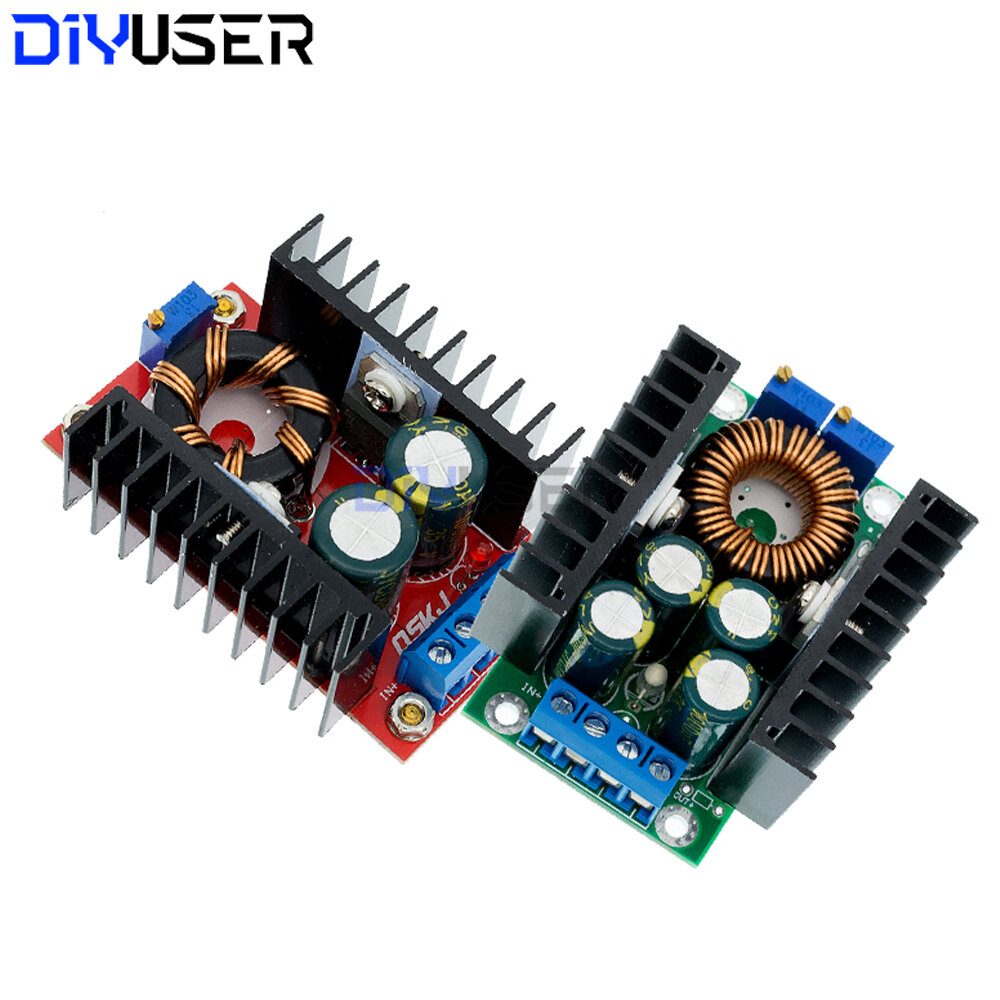XL4016 DC-DC Buck Boost Converter Module 150W 300W 9A Adjustable Power Supply 5-40V to 1.2-35V for LED Driver Lab CC CV Harga  12 Ringgit*Penghantaran Percuma