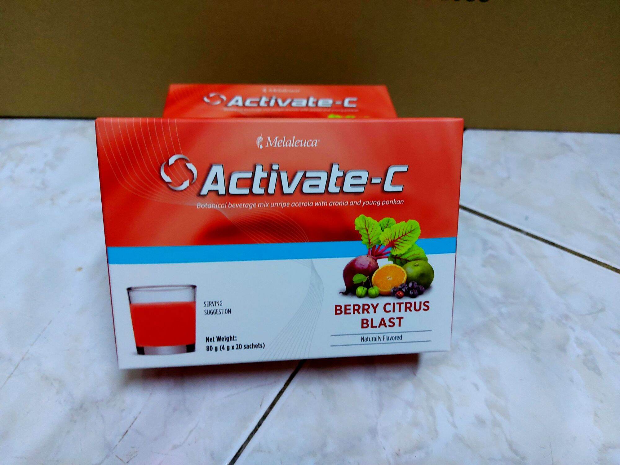 [READY STOCK] MELALEUCA ACTIVATE C DRINK (20 sachets) Lazada