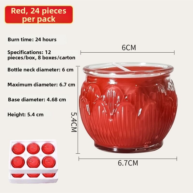 Long-lasting Smokeless Odorless Lotus-shaped Oil Lamp