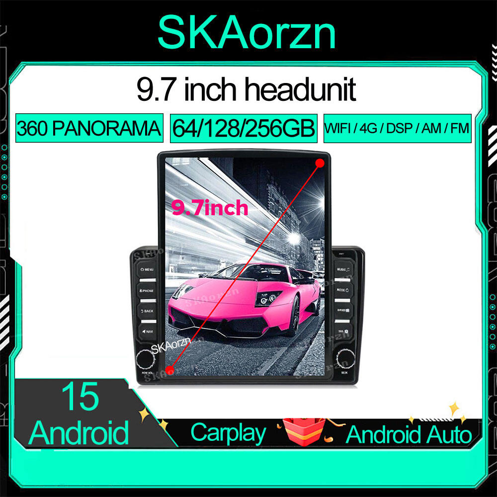 SKAorzn 9.7inch for hyundai starex 2007-2016 16 32 64 128 256GB Tesla style vertical screen Android15 IPS QLED 4G WIFI DSP AM FM 360 Car android headunit stereo Radio GPS Bluetooth 970 ราคา 3,900 บาท*ส่งฟรี