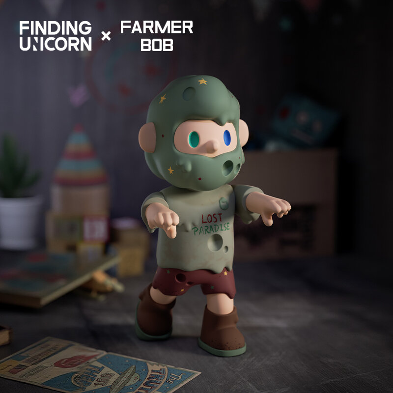 FINDING UNICORN FARMER BOB VANTA ZOMBIE BOB 150% DAWN SET（Limited