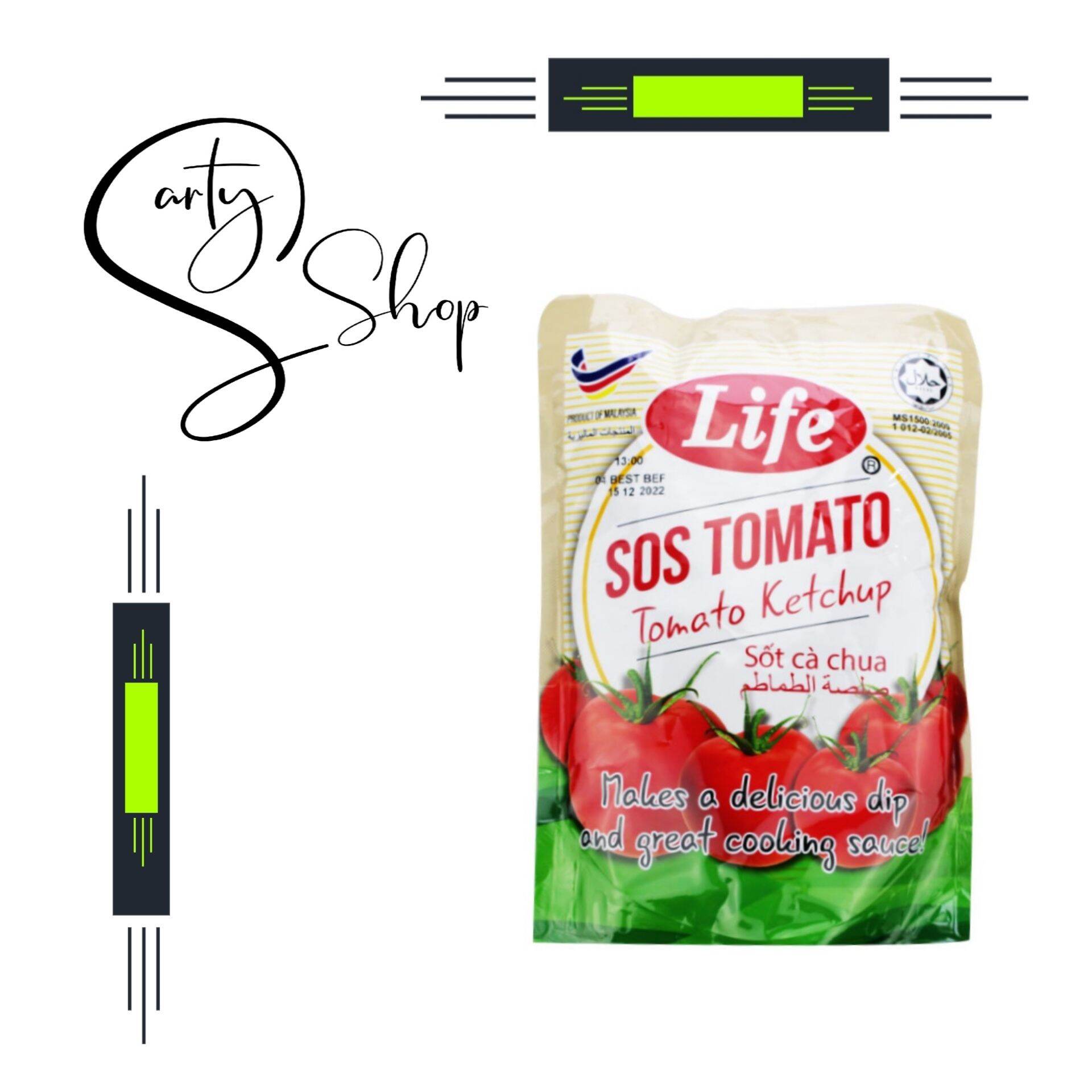 LIFE Tomato Ketchup & Chilli Sauce 1KG Lazada