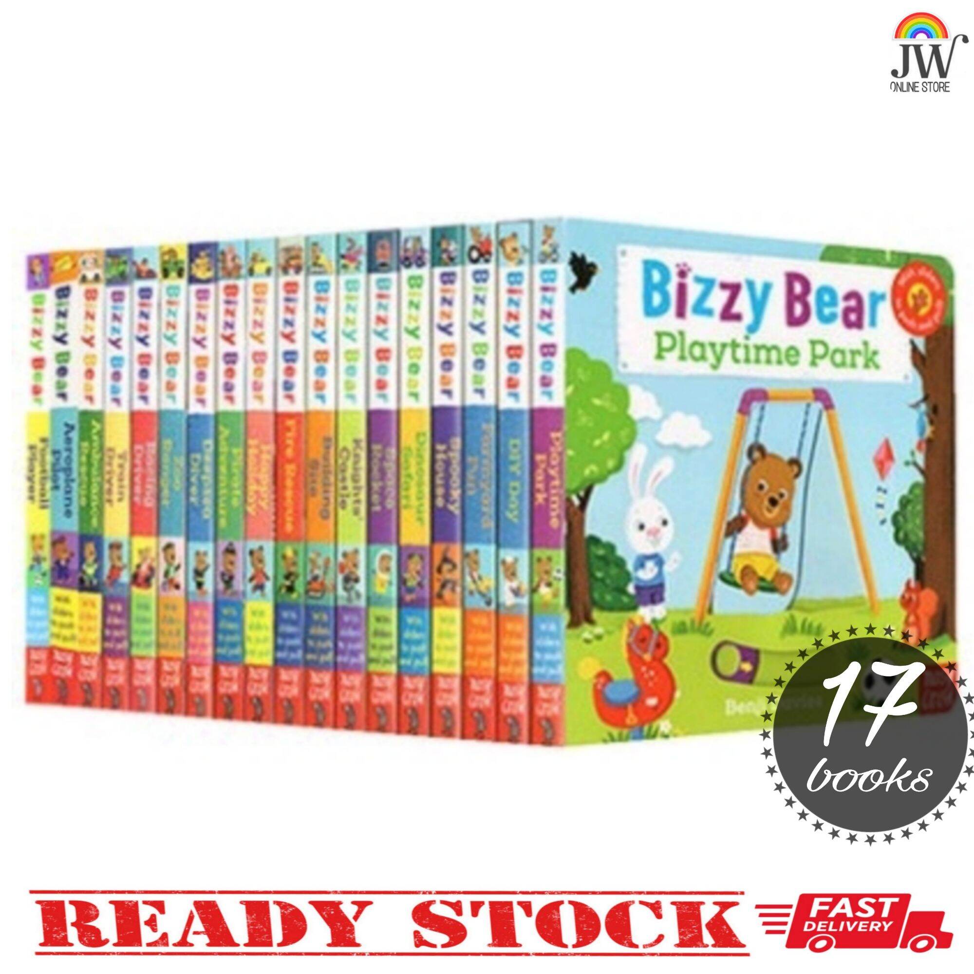 Bizzy Bear 絵本 10冊セット Bizzy Bear Happy Holiday Board Book - 3D Flip & Pull Storybook For