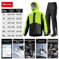 MOTOWOLF | Rainproof Motorcycle Riding Jacket and Pants Separately Set