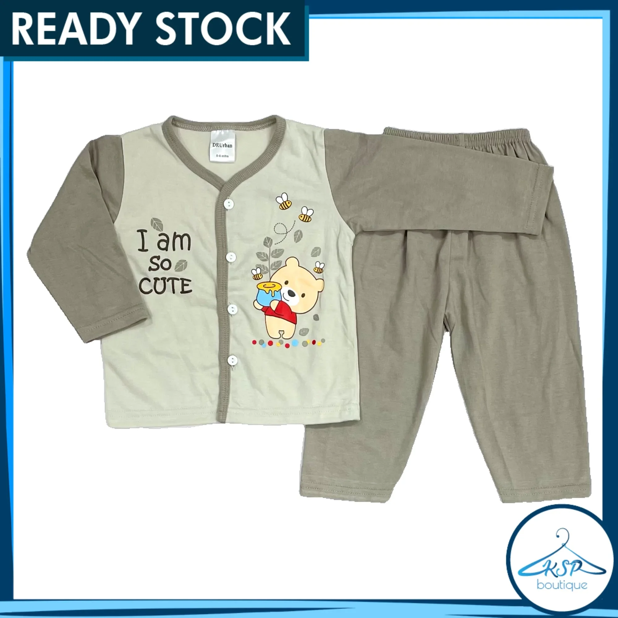 0 - 18 Month Baby Cotton Clothes | Newborn Baby Clothing | Baby Sleepwear | Baju Bayi Cotton | Baju Tidur Bayi | Baju Baby Cotton (3)