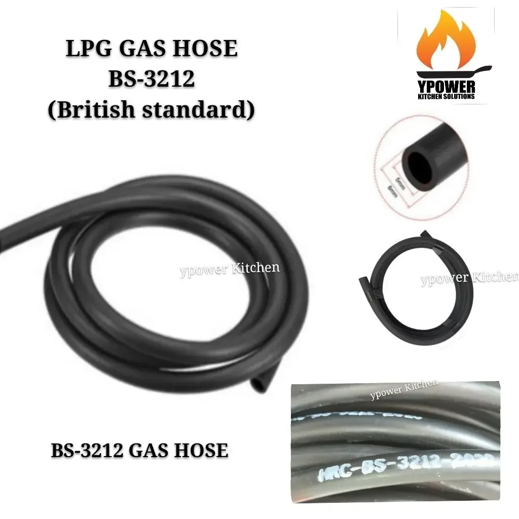 BS-3212 GAS HOSE/SAFETY BRITISH STANDARD BLACK GAS HOSE/Business as usual during A-FMCO!!