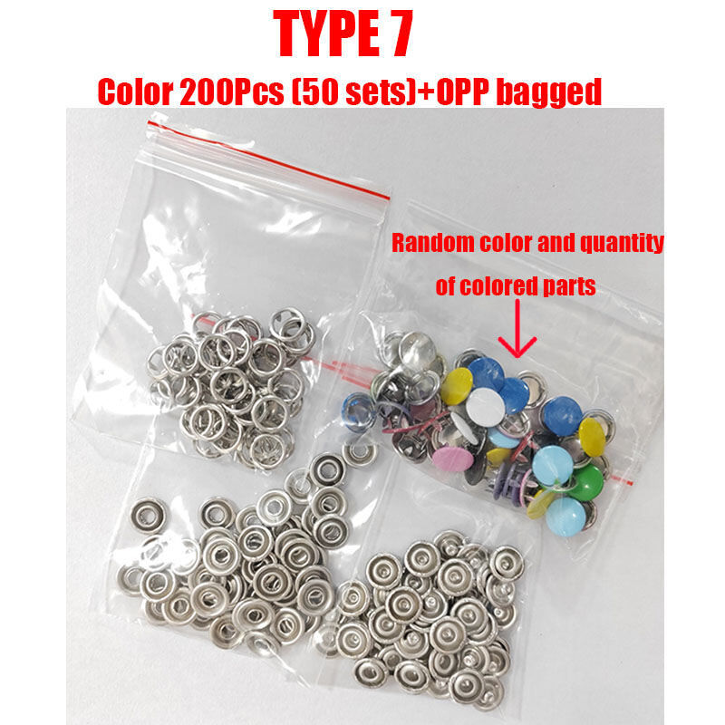 50/100 Metal Prong Snap Button Hollow Press Prong Fastener Studs with Pliers Tool Set Kits for Clothes Garment Sewing Bags Shoes