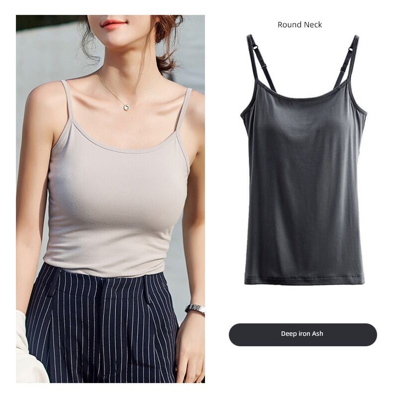 Xinmi Camisole Female Cup One-piece with Chest Pad-Free Wear Bra ...