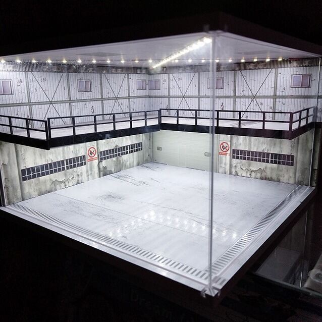 Garage Car Model Dustproof Box Modification Parking Space Automobile Toy for Adults Universal Gender Chinese Made Collectible Harga  160 Ringgit*Penghantaran Percuma