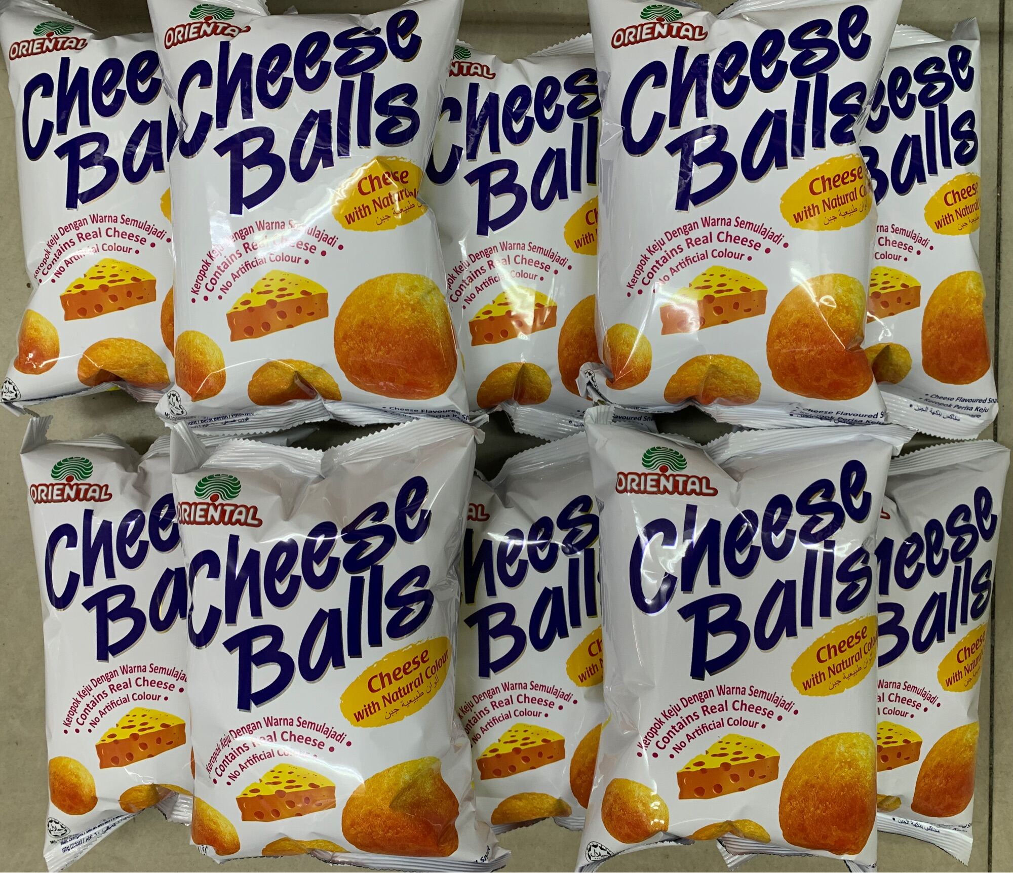 🇲🇾HALAL🇲🇾 ORIENTAL CHEESE BALLS / KEROPOK KEJU DENGAN WARNA SEMULAJADI