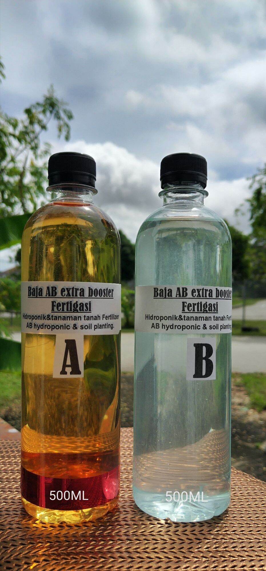 1 LITER BAJA AB EXTRA BOOSTER FERTIGASI, HYDROPONIK & TANAMAN TANAH ...