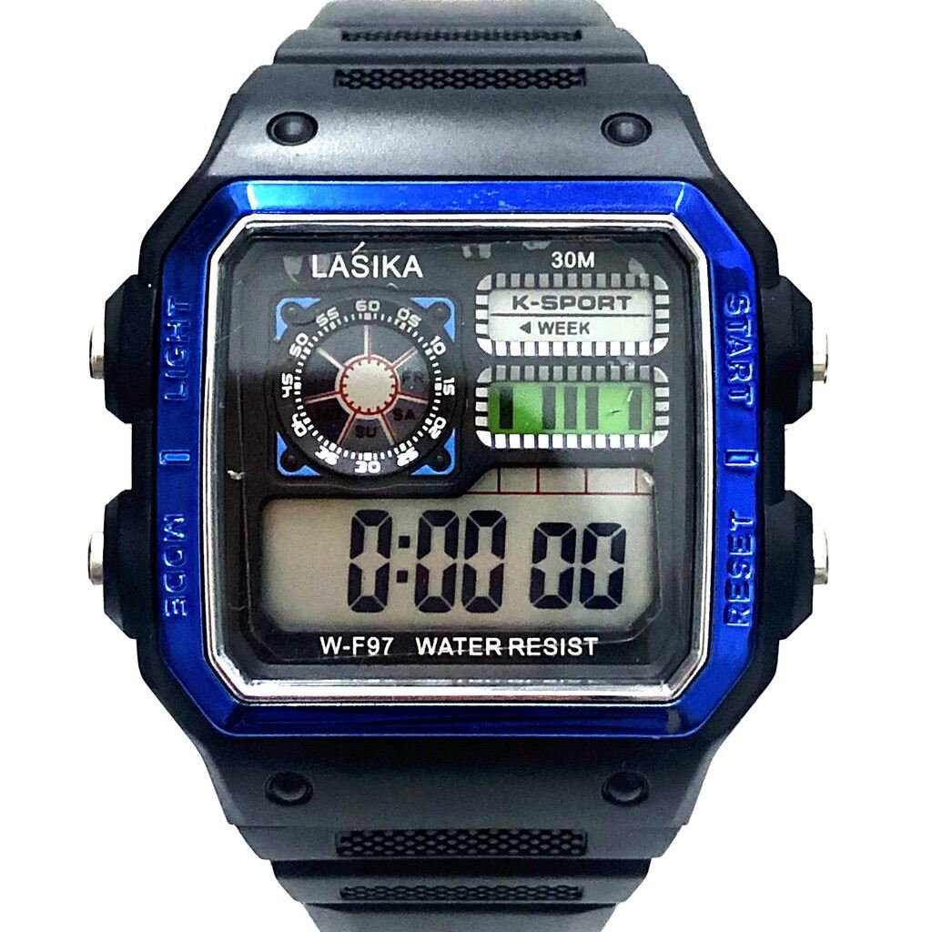 LASIKA water resist sport digital watch with light stopwatch alarm
