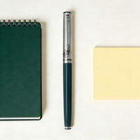 Original Upgraded HERO 240 Fountain Pen with Dual‑use Ink System Detachable Push‑Pull Converter Wear‑Resistant 0.5mm F Nib Retro‑Style Metal Cap Pen for School Homework and Office Signature