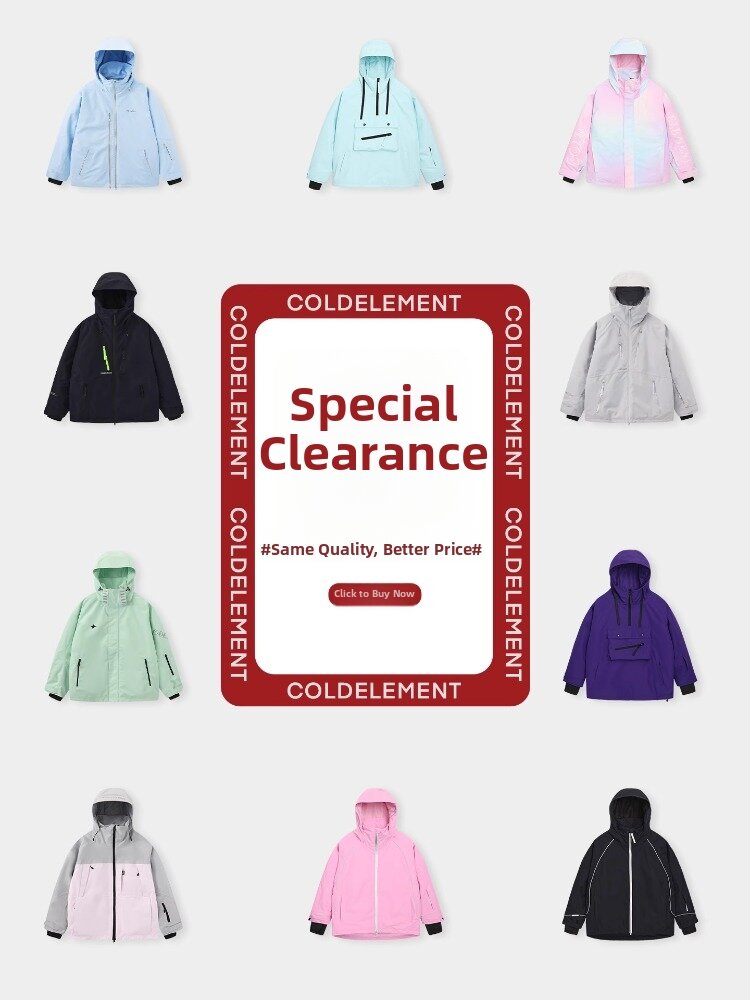 COLDELEMENT | Waterproof Warm Ski Suit for Men and Women - Jenama COLDELEMENT Harga 525 Ringgit*Penghantaran Percuma