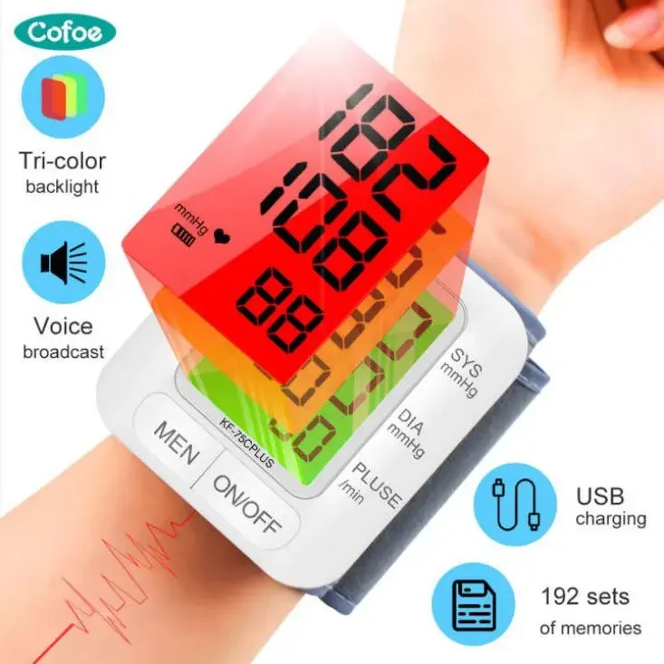 量血压器🇲🇾 Malaysia Seller Cofoe USB Charging Upper Arm Blood Pressure Meter 手臂血压测量器