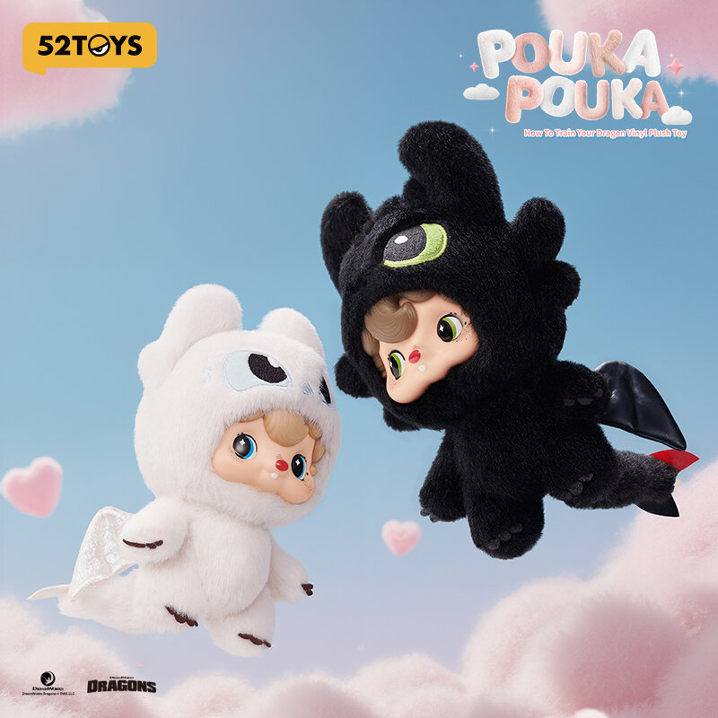 【Restock on November 15th 08:30 52TOYS PoukaPouka x How To Train Your Dragon Vinyl Plush Toy