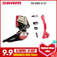 SRAM RED AXS E1 Front Derailleur 2x12 Speed Braze on Not Included Battery Black Original Parts FD-RED-E-E1