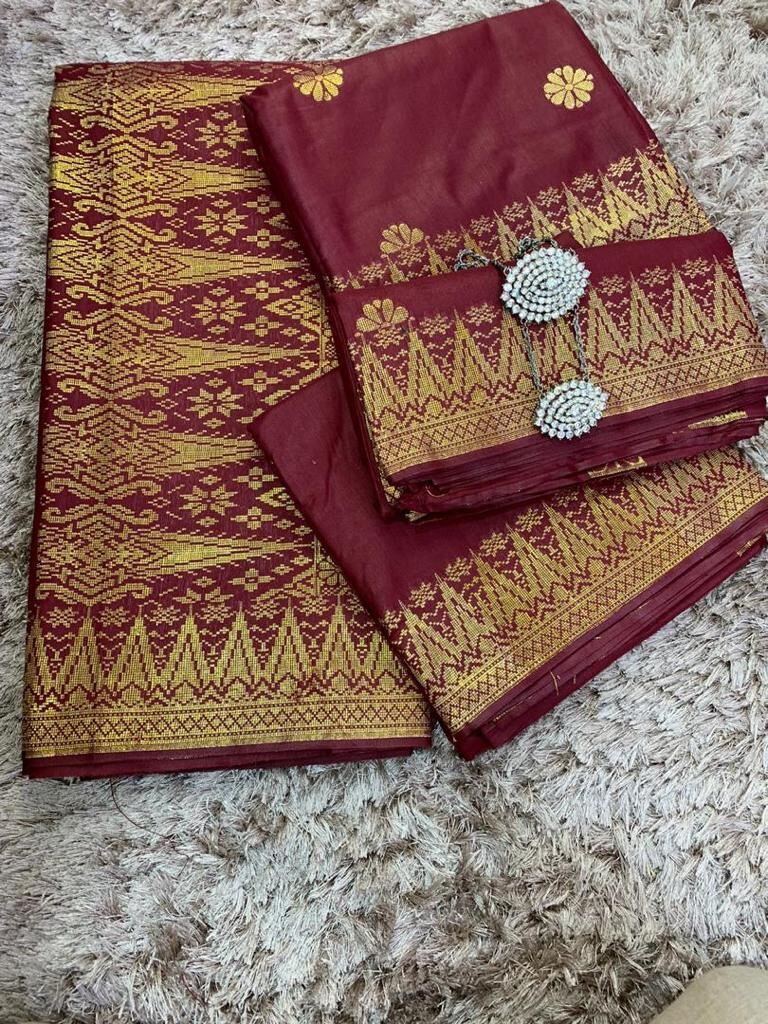 Songket Tenun Bunga Tabur Exclusive Lazada