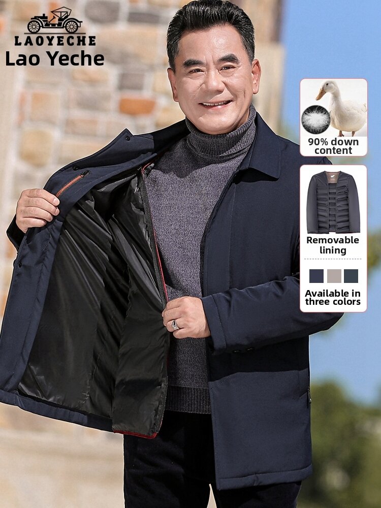 Multi-use Warm Winter Jacket for Elderly Men Harga  265 Ringgit*Penghantaran Percuma