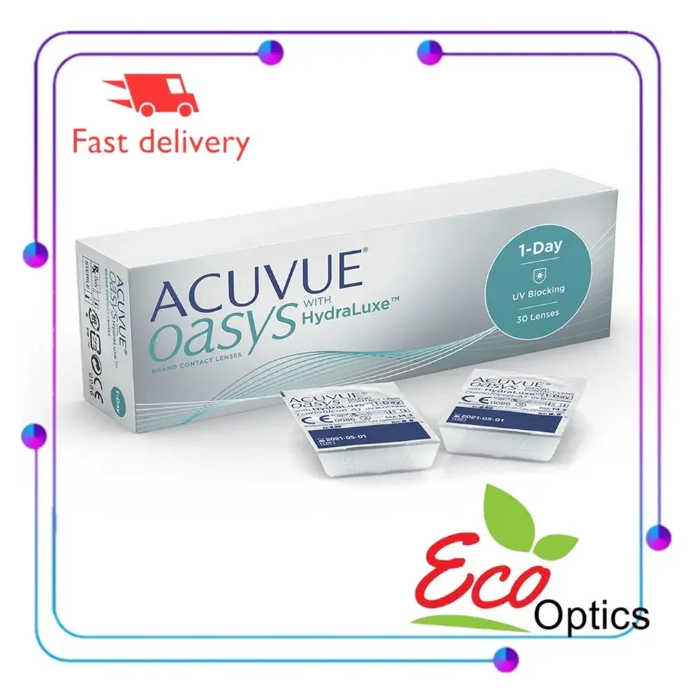 ACUVUE OASYS 1 DAY with HydraLuxe™ Technology (30pcs/box) 1 Day Acuvue Oasys Daily