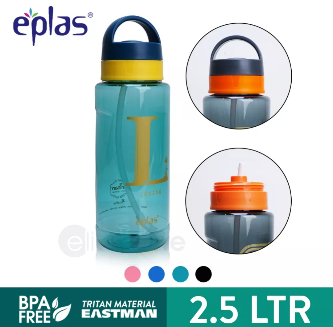 2.5 Liter Eplas BPA free Triton 2500ml 2500 ml 2.5l Water Container ...