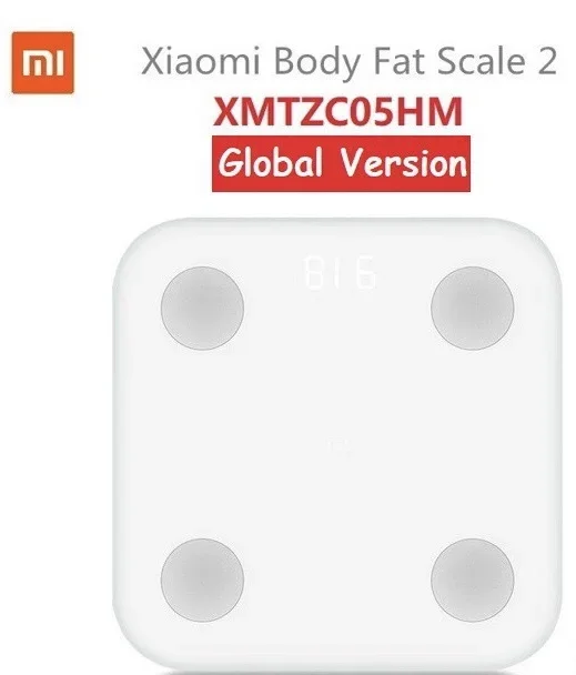 (GLOBAL VERSION) Xiaomi Mijia Smart Body Composition Scale 2 LED Digital Scale 2nd Gen XMTZC05HM (Global Version)