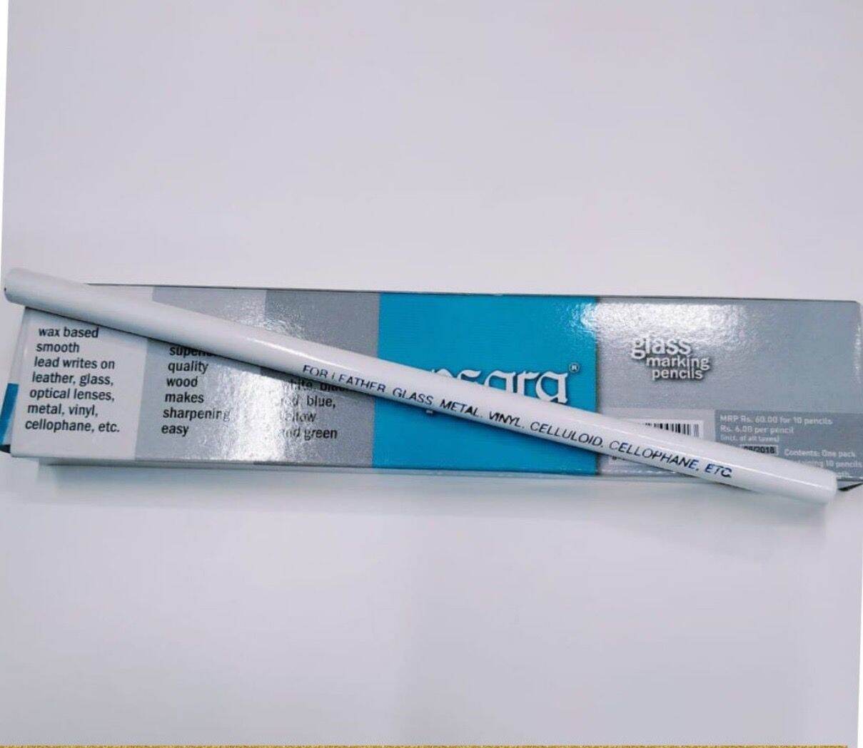 GLASS MARKING PENCIL FOR AARI/ MAGGAM WORK Yellow Color. Lazada