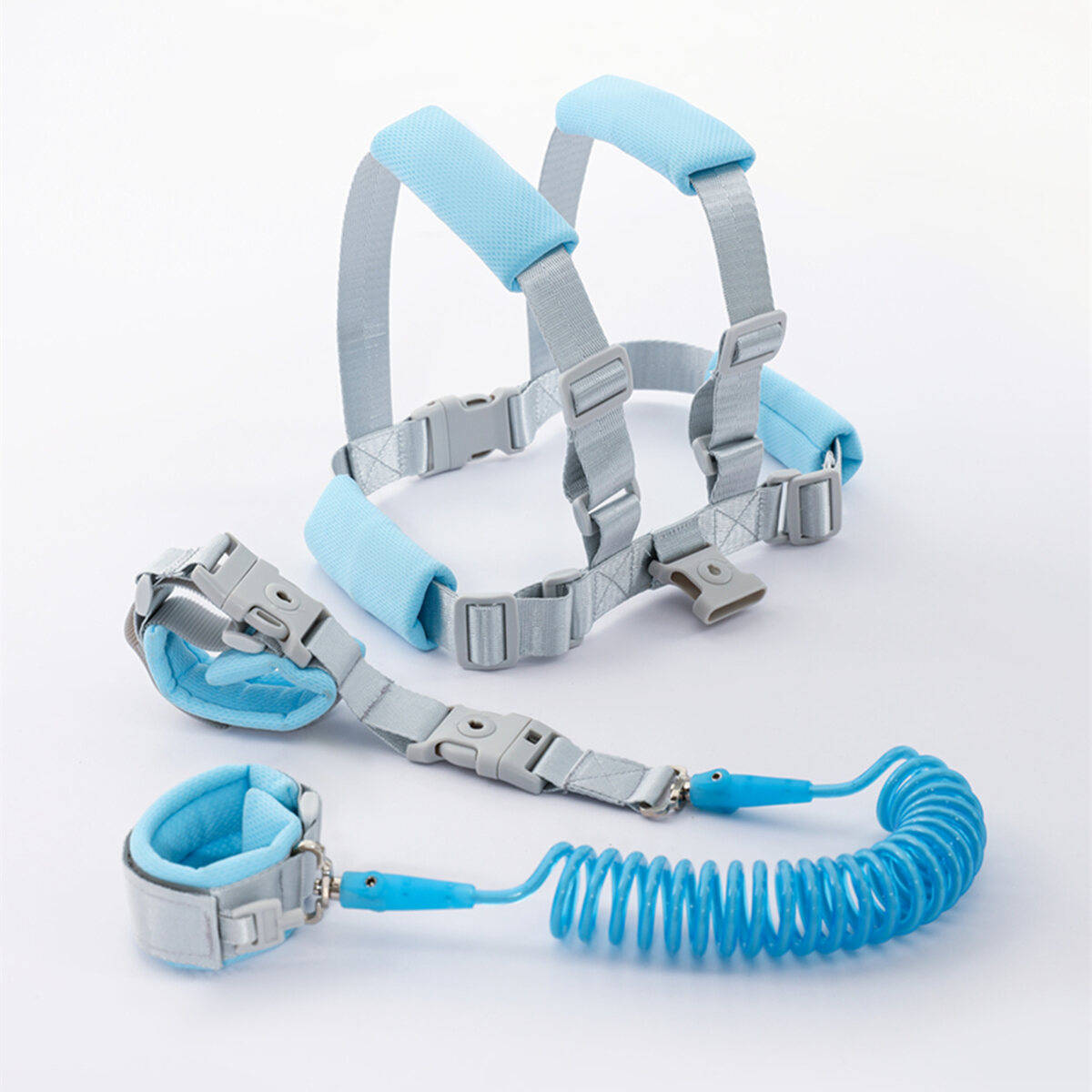 Infants and Young Childrens Loss Prevention Belt Traction Rope Baby Loss Prevention Bracelet 1.5m Spring Rope Walking Baby Safe