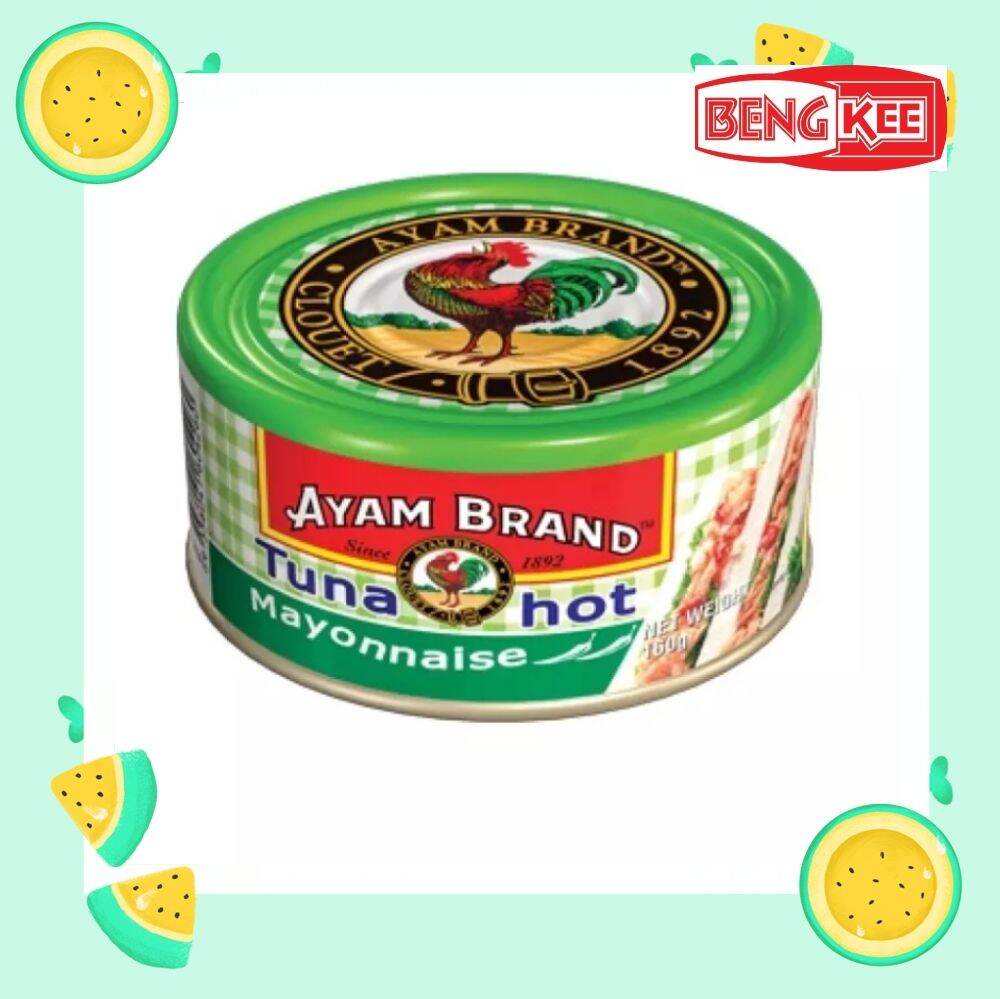 Beng kee🔥Ayam brand Tuna pedas mayones 160gm🔥