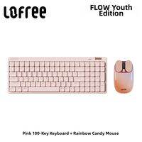 Lofree | Portable Wireless Bluetooth Compact Mechanical Keyboard with Low Profile Keycaps for Mac PC Office Travel Young Fresh Style