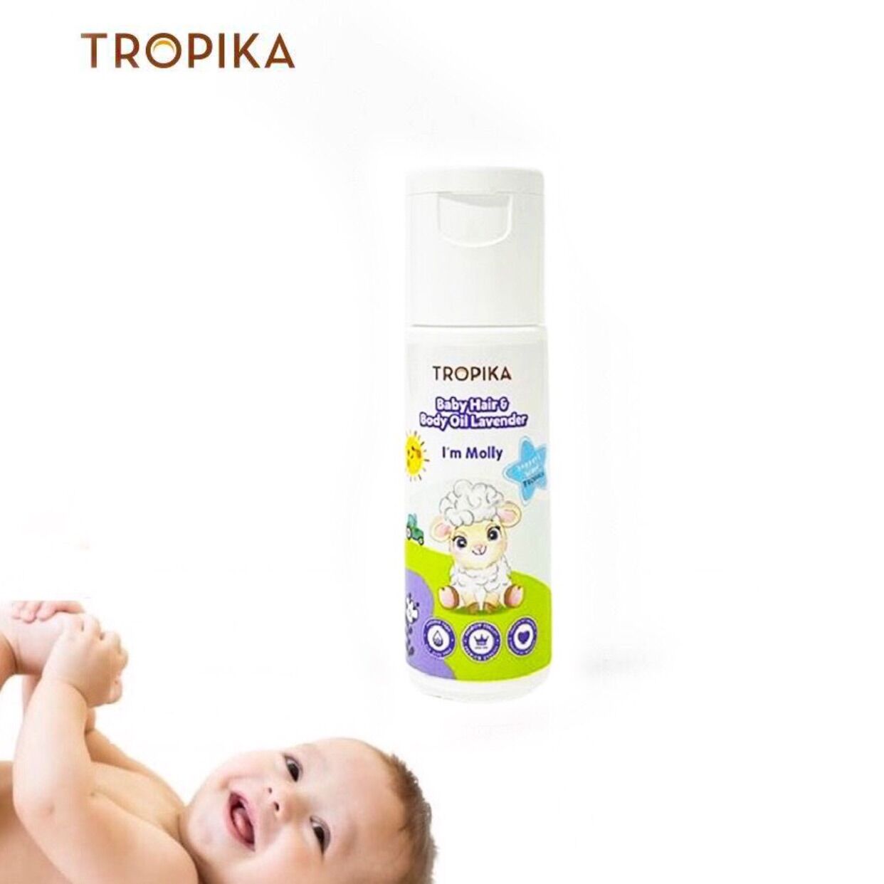 Tropika Baby Hair And Body Oil Cream 30ml