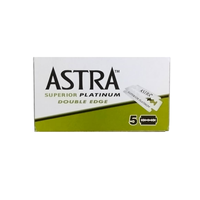 Astra Superior Platinum Double Edge Safety Razor Blade 10piece Individual Pack
