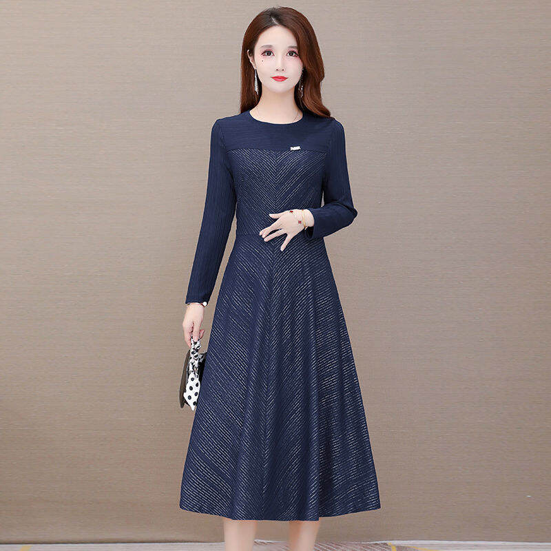 Age-Reducing Noble Lady Fashionable 40-Year-Old Dress | Lazada