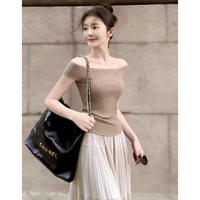 HUOLISI | Fashionable Non-Mainstream One-Shoulder Knitted Top and Skirt Set