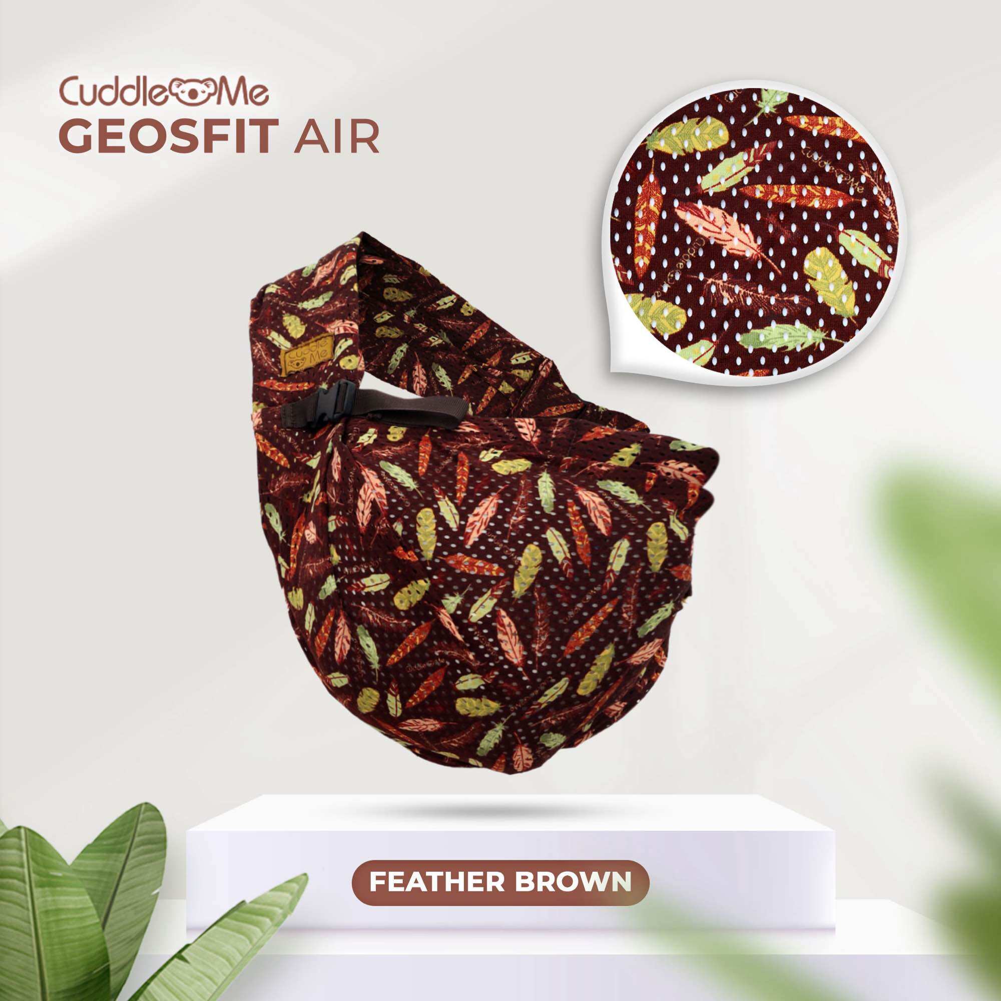 Baby Sling Adjustable CUDDLEME Geos Fit Air & Sporty Ergronomic Newborn & Toddler