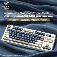 AULA | Mechanical Feel Wireless Bluetooth Keyboard for Laptop Gaming and Office