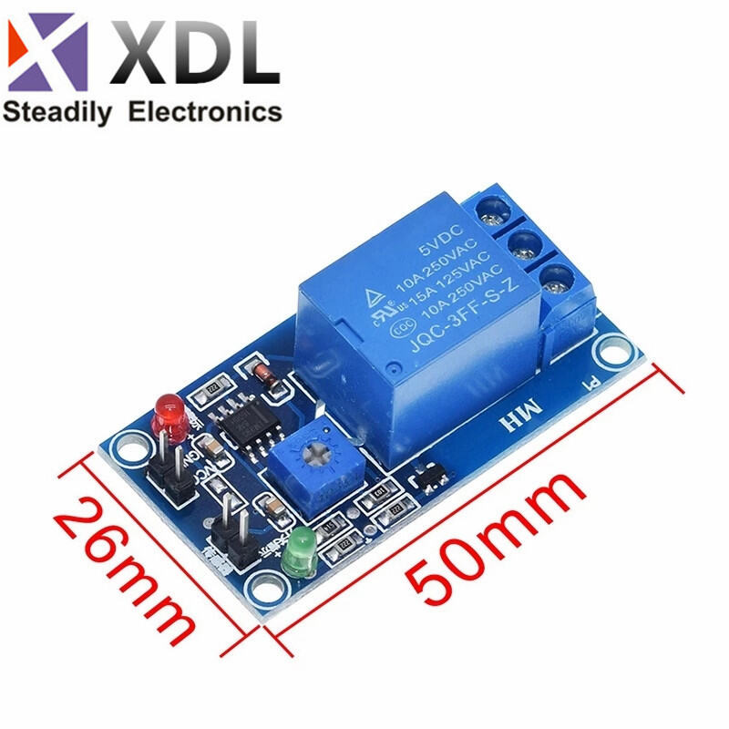 Large Area Raindrop/Rain Weather Sensor Module 5V/12V Waterless Turn-on Switch with Relay Control. 